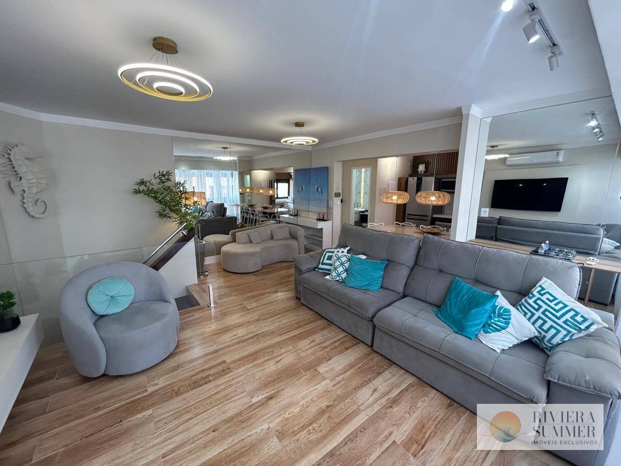 Apartamento duplex com 3 quartos, 106 m², à venda por R$ 2.490.000 – Riviera Módulo 6 – Bertioga/SP
