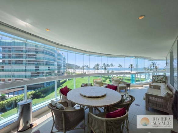 Apartamento com 4 dormitórios à venda, 215 m² por R$ 11.200.000,00 – Riviera – Módulo 7 – Bertioga/SP