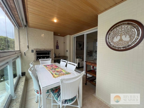 Apartamento com 3 dormitórios à venda, 107 m² por R$ 2.900.000,00 – Riviera Módulo 7 – Bertioga/SP