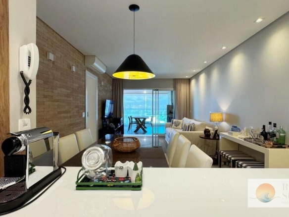 Apartamento com 3 dormitórios à venda, 116 m² por R$ 4.500.000,00 – Riviera Módulo 8 – Bertioga/SP
