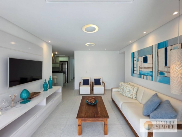 Apartamento com 3 dormitórios à venda, 127 m² por R$ 4.000.000,00 – Riviera Módulo 8 – Bertioga/SP