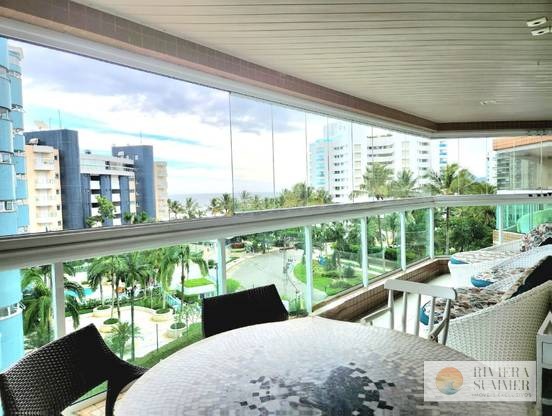 Apartamento com 3 dormitórios à venda, 105 m² por R$ 4.200.000,00 – Riviera Módulo 7 – Bertioga/SP