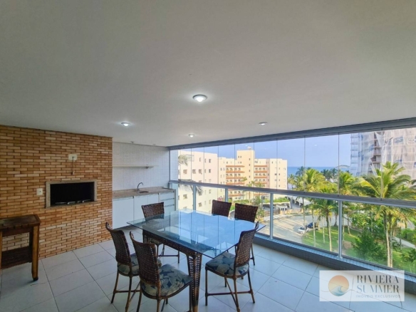 Apartamento com 4 dormitórios à venda, 187 m² por R$ 7.500.000,00 – Riviera Módulo 4 – Bertioga/SP