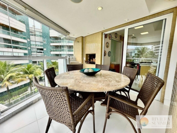 Apartamento com 3 dormitórios à venda, 134 m² por R$ 4.100.000,00 – Riviera Módulo 7 – Bertioga/SP