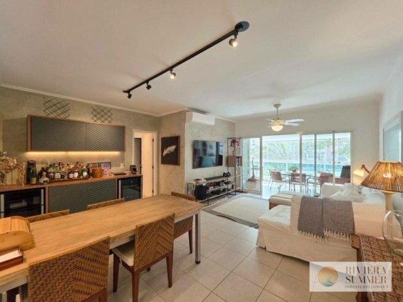 Apartamento com 3 dormitórios à venda, 131 m² por R$ 4.500.000,00 – Riviera Módulo 7 – Bertioga/SP