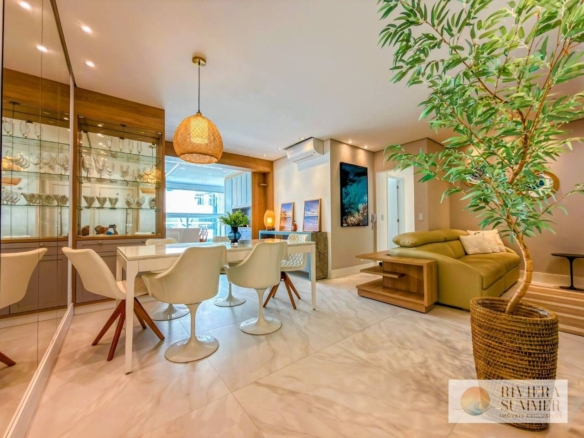Apartamento com 3 dormitórios à venda, 132 m² por R$ 6.400.000,00 – Riviera Módulo 7 – Bertioga/SP