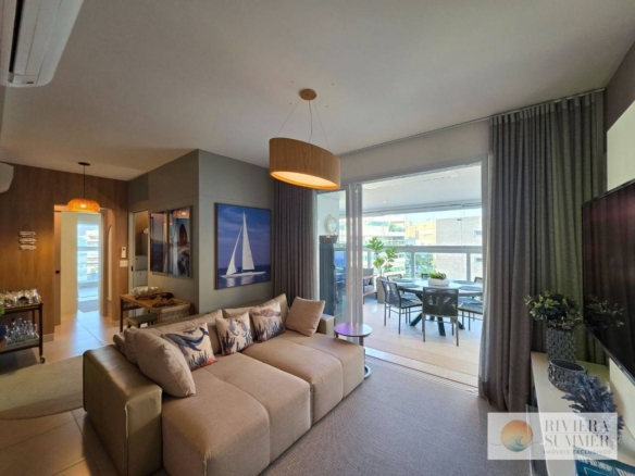 Apartamento com 3 dormitórios à venda, 123 m² por R$ 5.300.000,00 – Riviera Módulo 7 – Bertioga/SP