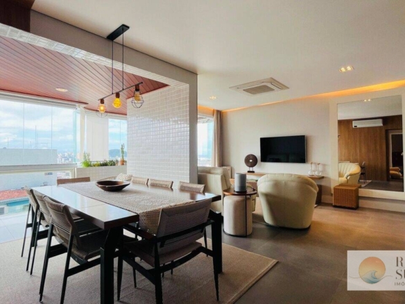 Apartamento com 3 dormitórios à venda, 122 m² por R$ 3.600.000,00 – Riviera Módulo 3 – Bertioga/SP