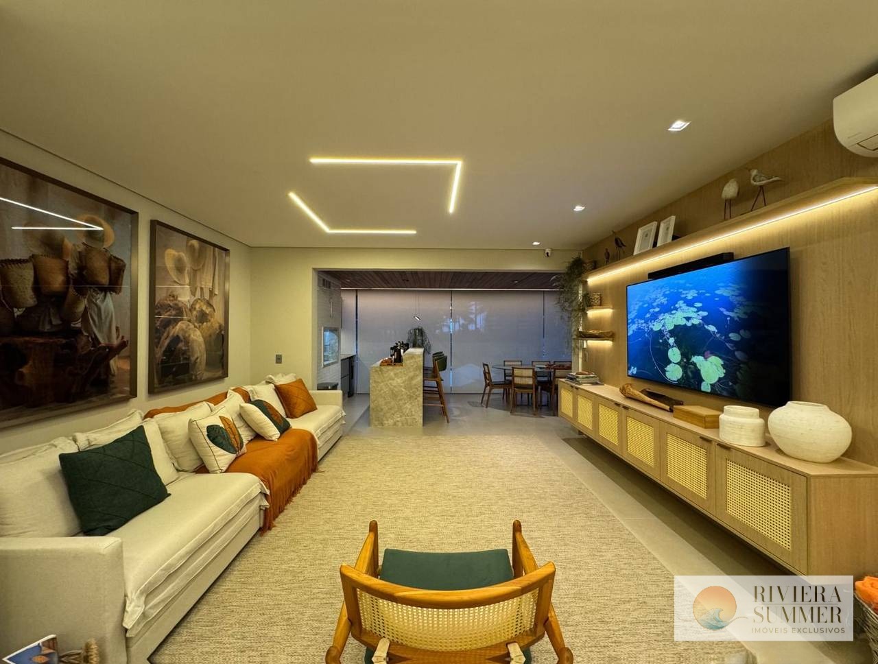 Apartamento com 3 dormitórios à venda, 137 m² por R$ 7.500.000,00 – Riviera Módulo 8 – Bertioga/SP