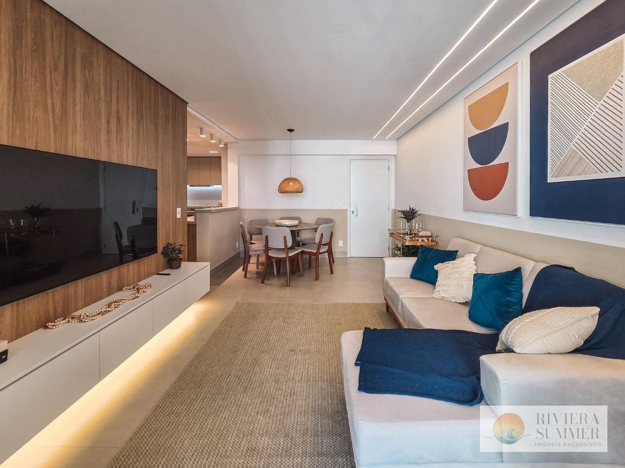 Apartamento com 3 dormitórios à venda, 110 m² por R$ 3.990.000,00 – Riviera Módulo 7 – Bertioga/SP