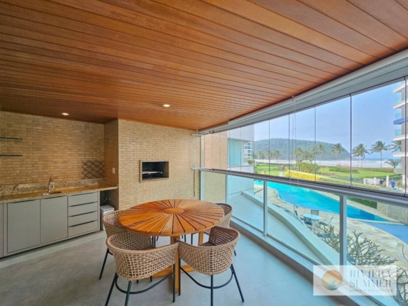 Apartamento com 3 dormitórios à venda, 156 m² por R$ 6.800.000,00 – Riviera Módulo 8 – Bertioga/SP