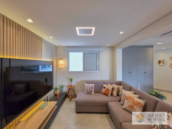 Apartamento com 3 dormitórios à venda, 149 m² por R$ 3.900.000,00 – Riviera – Módulo 7 – Bertioga/SP
