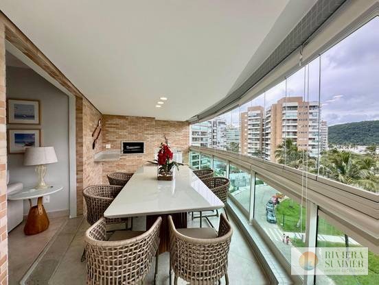 Apartamento com 3 dormitórios à venda, 130 m² por R$ 5.800.000,00 – Riviera Módulo 7 – Bertioga/SP