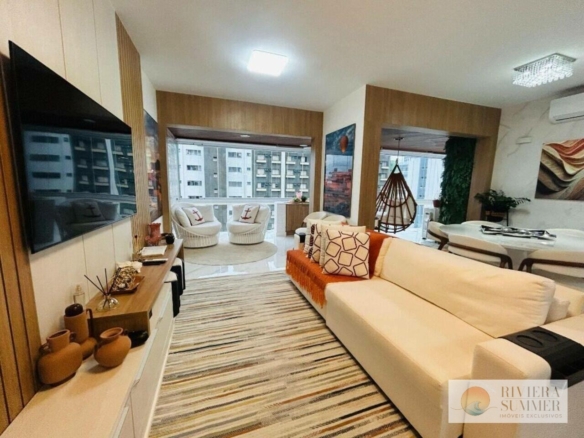 Apartamento com 3 dormitórios à venda, 117 m² por R$ 3.500.000,00 – Riviera Módulo 3 – Bertioga/SP