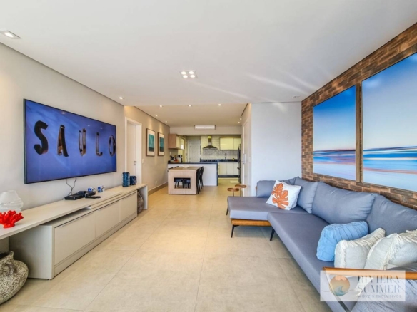 Apartamento com 3 dormitórios à venda, 138 m² por R$ 5.300.000,00 – Riviera Módulo 8 – Bertioga/SP