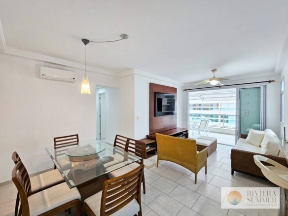 Apartamento com 3 dormitórios à venda, 100 m² por R$ 2.400.000,00 – Riviera Módulo 8 – Bertioga/SP