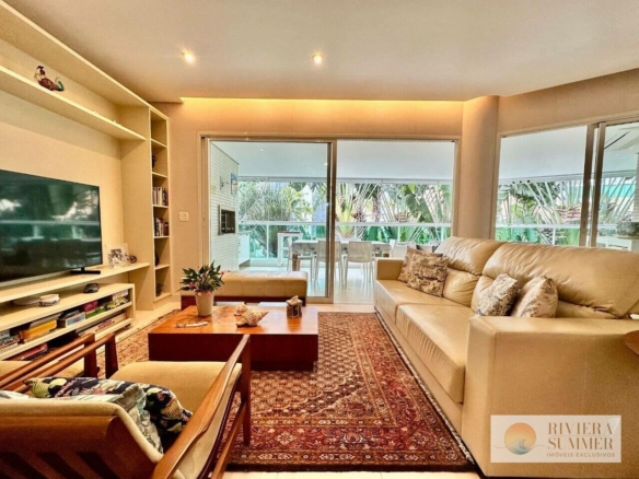 Apartamento com 4 dormitórios à venda, 192 m² por R$ 6.200.000,00 – Riviera Módulo 7 – Bertioga/SP