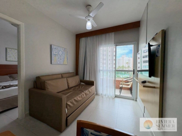 Apartamento com 1 dormitório à venda, 38 m² por R$ 1.350.000,00 – Riviera Módulo 6 – Bertioga/SP
