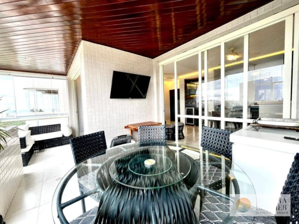 Apartamento com 3 dormitórios à venda, 122 m² por R$ 3.730.000,00 – Riviera Módulo 3 – Bertioga/SP