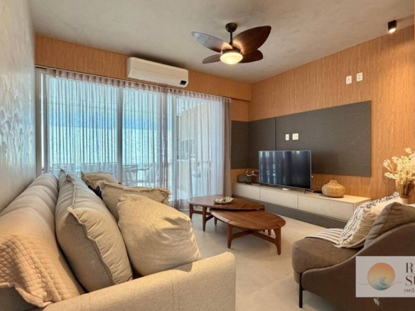 Apartamento com 3 dormitórios à venda, 132 m² por R$ 4.300.000,00 – Riviera Módulo 8 – Bertioga/SP