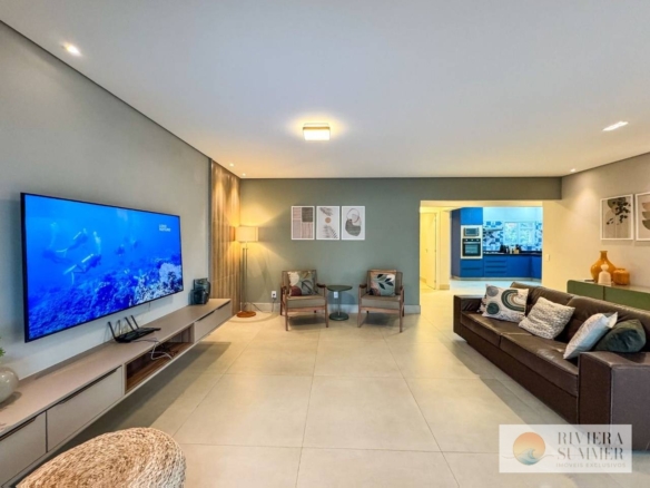 Apartamento com 3 dormitórios à venda, 170 m² por R$ 5.490.000,00 – Riviera Módulo 3 – Bertioga/SP