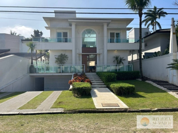 Casa com 6 dormitórios à venda, 487 m² por R$ 9.600.000,00 – Riviera Módulo 18 – Bertioga/SP