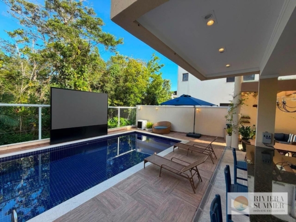 Casa com 5 dormitórios à venda, 296 m² por R$ 6.900.000,00 – Riviera – Módulo 24 – Bertioga/SP