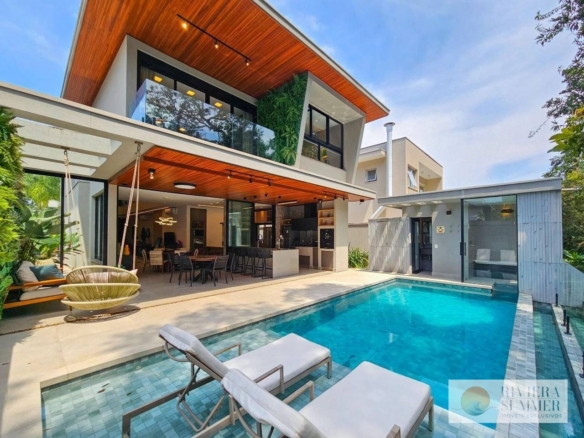 Casa com 5 dormitórios à venda, 330 m² por R$ 8.500.000,00 – Riviera – Módulo 24 – Bertioga/SP