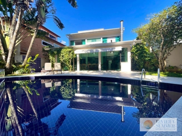 Casa com 4 dormitórios à venda, 292 m² por R$ 8.000.000,00 – Riviera Módulo 5 – Bertioga/SP