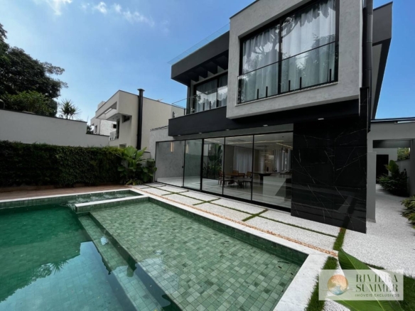 Casa com 5 dormitórios à venda, 380 m² por R$ 7.800.000,00 – Riviera Módulo 16 – Bertioga/SP