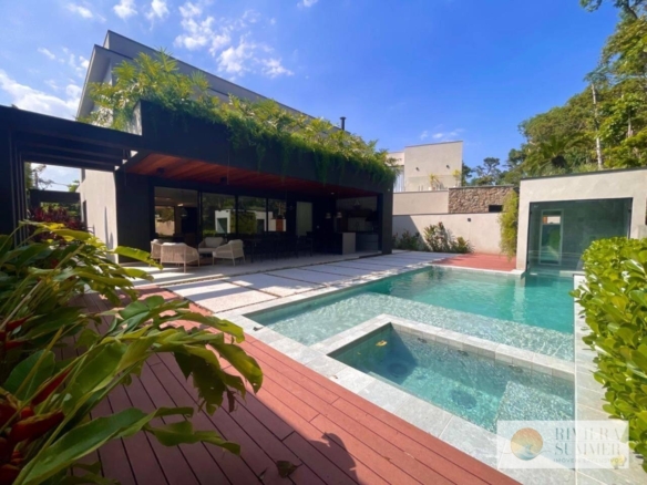 Casa com 5 dormitórios à venda, 434 m² por R$ 12.900.000,00 – Riviera Módulo 16 – Bertioga/SP