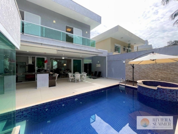 Casa com 5 dormitórios à venda, 302 m² por R$ 6.500.000,00 – Riviera Módulo 24 – Bertioga/SP