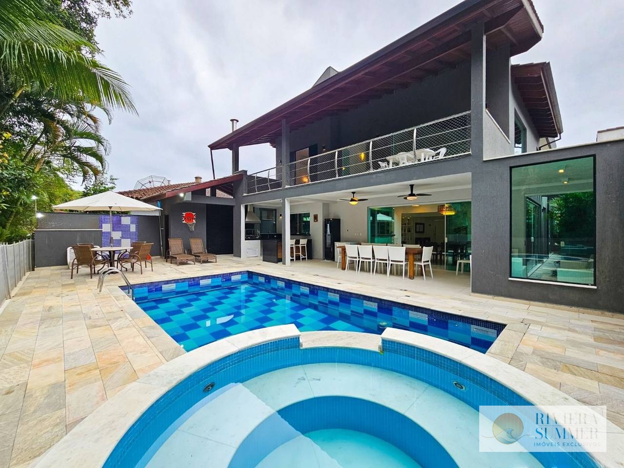 Casa com 5 dormitórios à venda, 480 m² por R$ 5.000.000,00 – Riviera Módulo 30 – Bertioga/SP