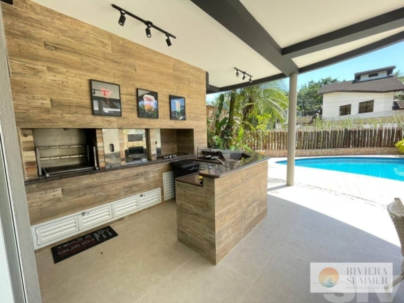 Casa com 5 dormitórios à venda, 434 m² por R$ 7.500.000,00 – Riviera Módulo 21 – Bertioga/SP