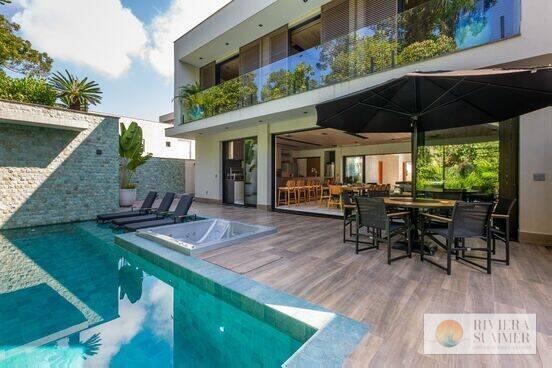 Casa com 5 dormitórios à venda, 468 m² por R$ 10.200.000,00 – Riviera Módulo 24 – Bertioga/SP