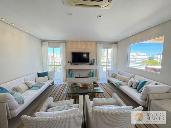 Cobertura com 4 dormitórios à venda, 214 m² por R$ 6.000.000,00 – Riviera Módulo 2 – Bertioga/SP