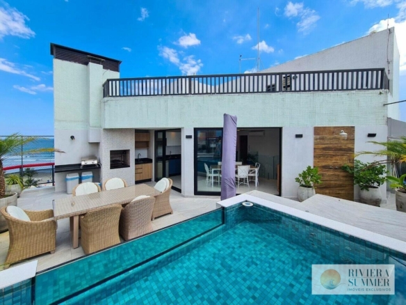 Cobertura com 3 dormitórios à venda, 200 m² por R$ 4.700.000,00 – Riviera Módulo 6 – Bertioga/SP