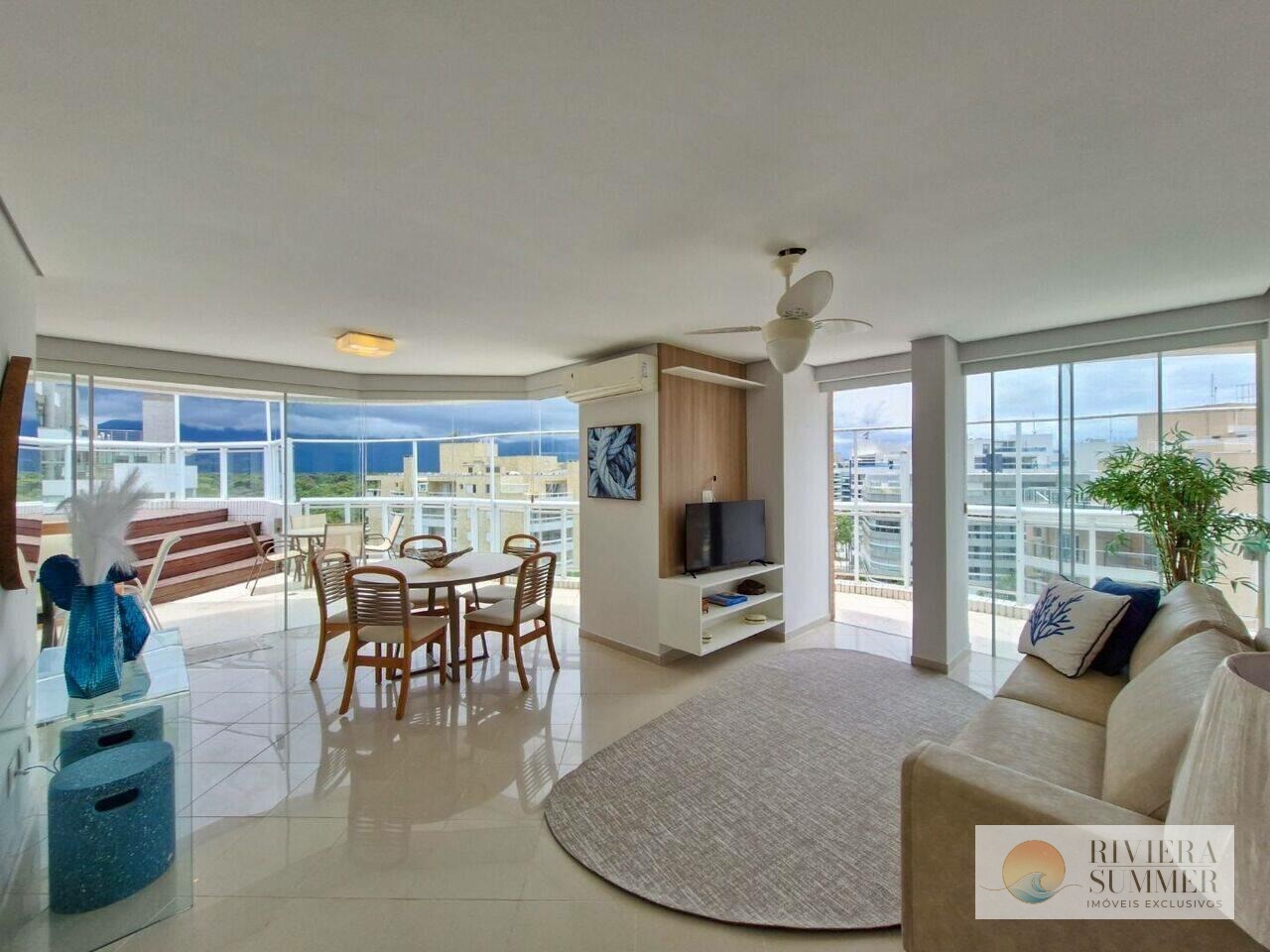 Cobertura com 4 dormitórios à venda, 179 m² por R$ 4.200.000,00 – Riviera Módulo 7 – Bertioga/SP