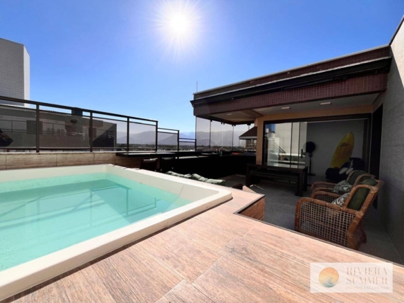Cobertura com 3 dormitórios à venda, 110 m² por R$ 2.400.000,00 – Riviera Módulo 4 – Bertioga/SP