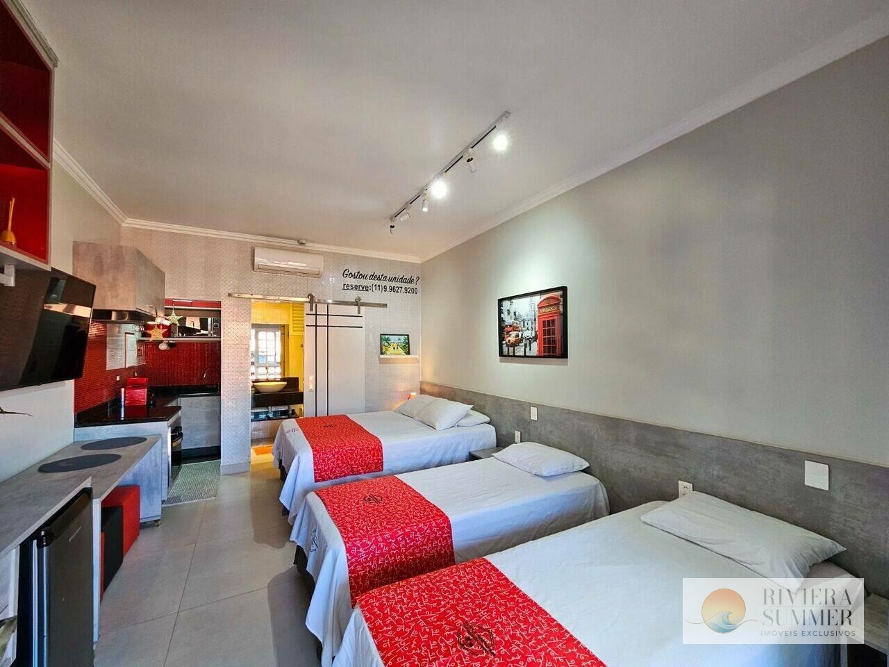 Village com 1 dormitório à venda, 27 m² por R$ 650.000,00 – Riviera Módulo 30 – Bertioga/SP