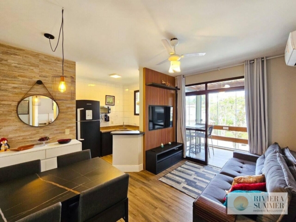 Village com 1 dormitório à venda, 50 m² por R$ 740.000,00 – Riviera Módulo 26 – Bertioga/SP