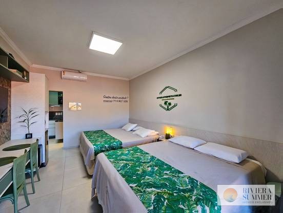 Village com 1 dormitório à venda, 27 m² por R$ 650.000,00 – Riviera Módulo 30 – Bertioga/SP