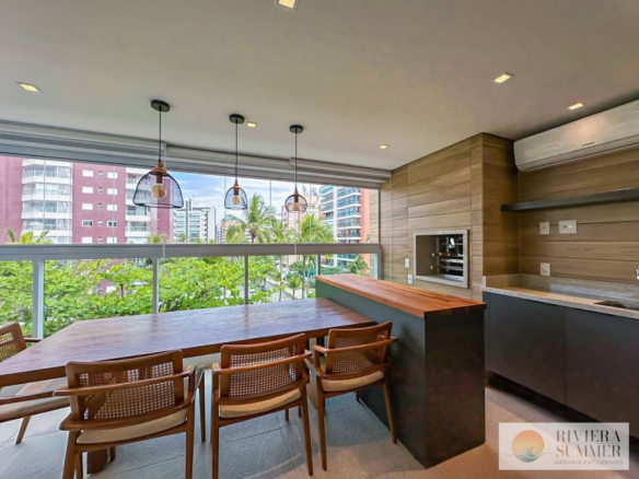 Apartamento com 3 dormitórios à venda, 123 m² por R$ 4.700.000,00 – Riviera Módulo 7 – Bertioga/SP