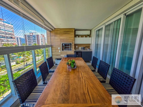 Apartamento com 3 dormitórios à venda, 123 m² por R$ 4.190.000,00 – Riviera Módulo 7 – Bertioga/SP