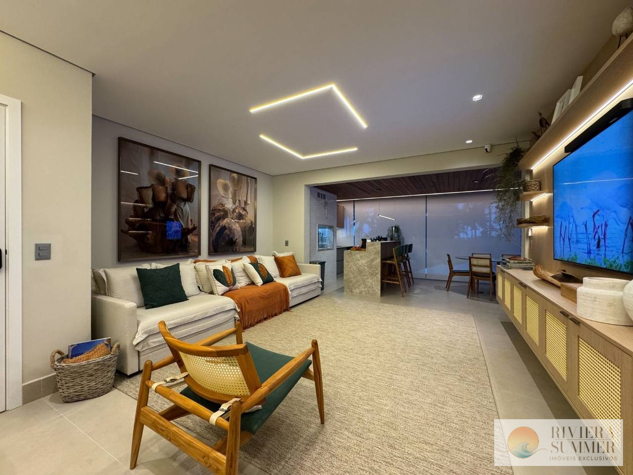 Apartamento com 3 dormitórios à venda, 137 m² por R$ 7.500.000,00 – Riviera Módulo 8 – Bertioga/SP