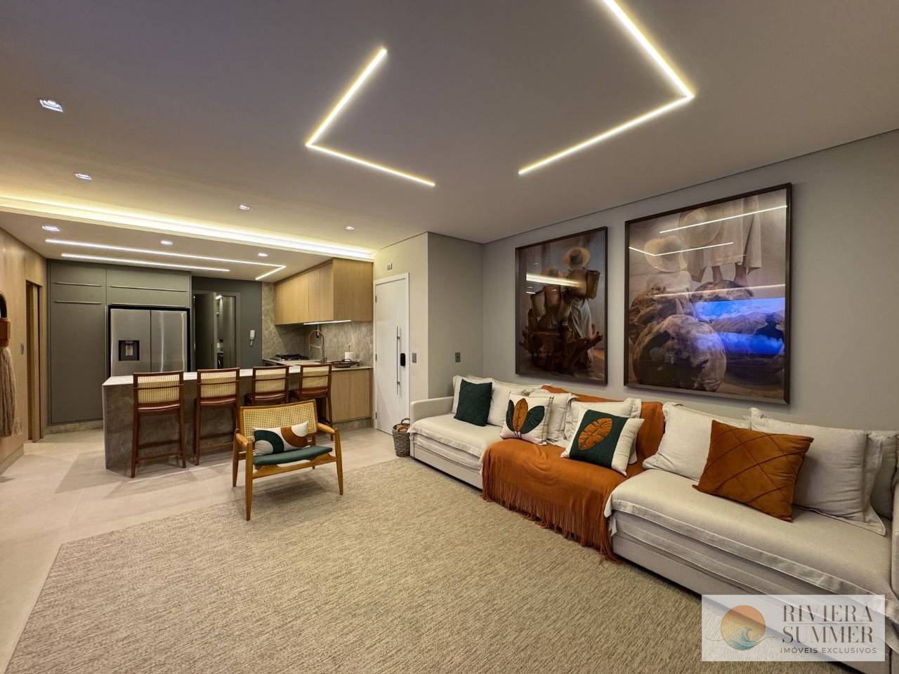 Apartamento com 3 dormitórios à venda, 137 m² por R$ 7.500.000,00 – Riviera Módulo 8 – Bertioga/SP