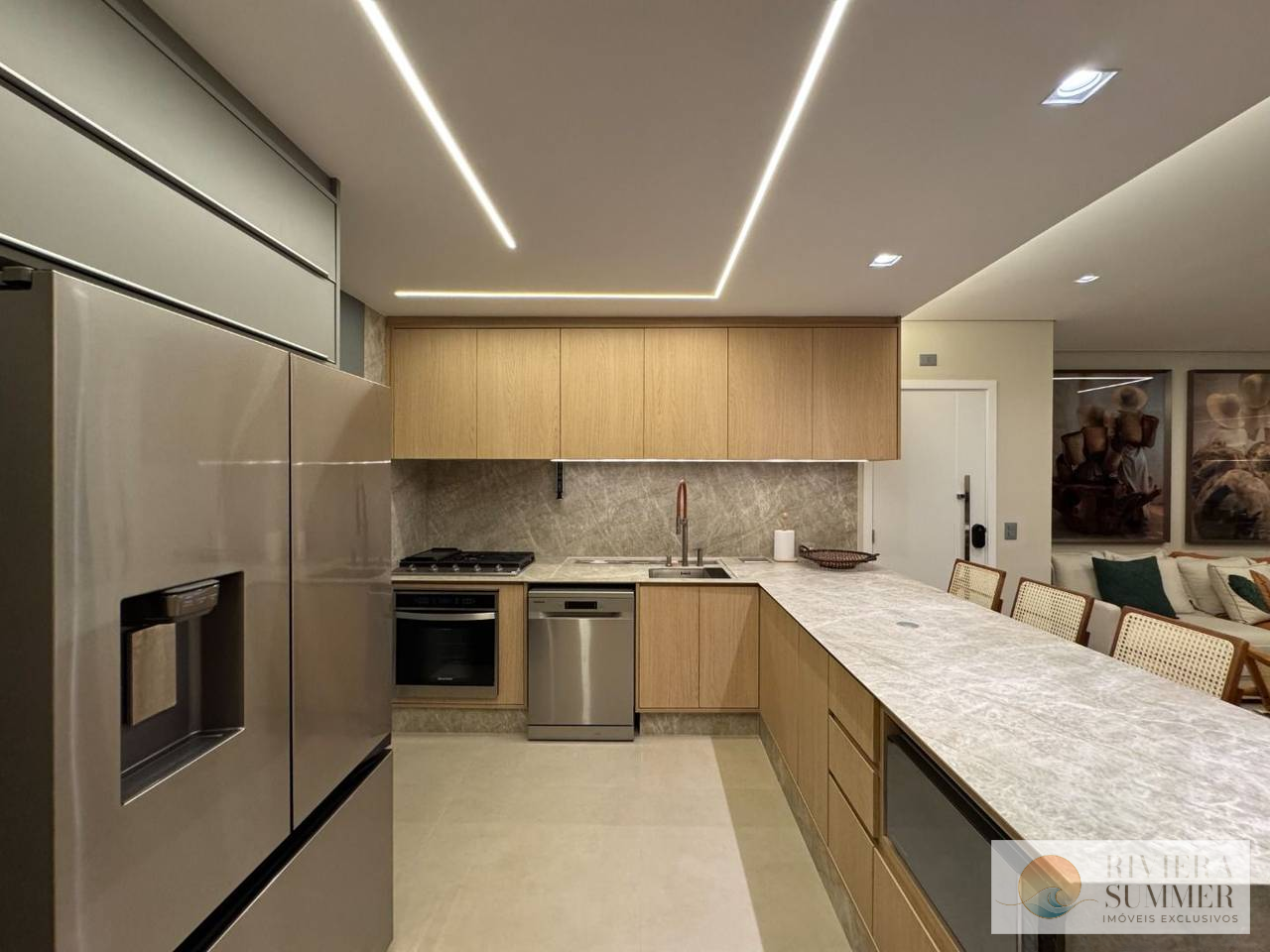 Apartamento com 3 dormitórios à venda, 137 m² por R$ 7.500.000,00 – Riviera Módulo 8 – Bertioga/SP