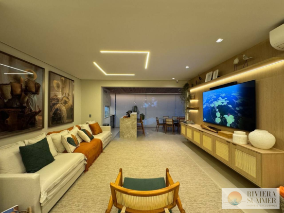 Apartamento com 3 dormitórios à venda, 137 m² por R$ 7.500.000,00 – Riviera Módulo 8 – Bertioga/SP