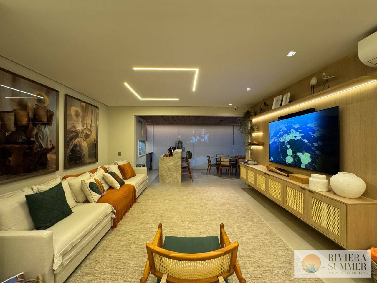 Apartamento com 3 dormitórios à venda, 137 m² por R$ 7.500.000,00 – Riviera Módulo 8 – Bertioga/SP