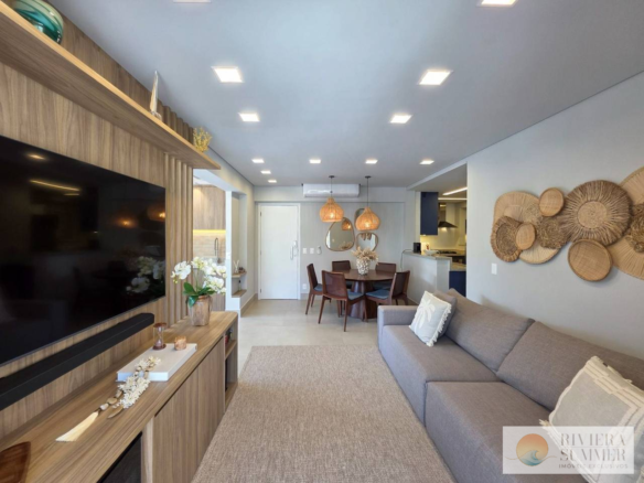 Apartamento com 3 dormitórios à venda, 127 m² por R$ 4.500.000,00 – Riviera Módulo 7 – Bertioga/SP